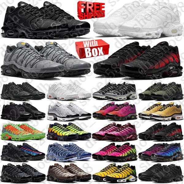 Free Shipping With Box Designer tn tns tnss plus utility sneakers Running Shoes trainers for mens womens chaussure zapatillas Outdoor Sports runners
