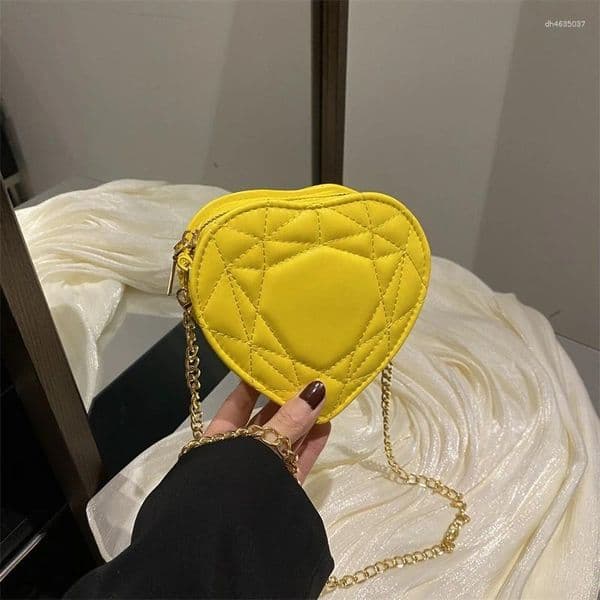 Duffel Bags Embroidered Fashion Rhombus Lattice Shoulder Bag Women's Stylish Personalized Trendy Chain Crossbody Handbag For Daily Wear