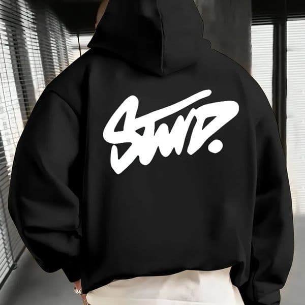 Y2K Man Clothing Daily Casual Fashion Personality Long Sleeve Hooded Advanced Classic Solid Pattern Female Pullover 260114