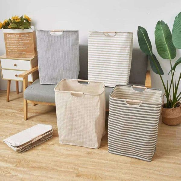 1PC A Portable, Foldable Fabric Waterproof Bathroom Storage Basket For Dirty Clothes 26H0124