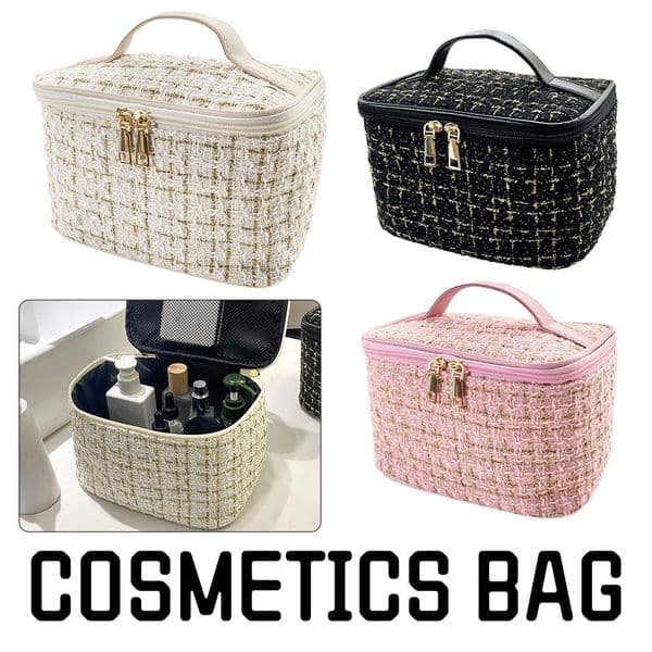 Large Travel Women's Cosmetic Bags Makeup Bag Toiletry Bag Portable Wash Pouch Handbag Storage Bag