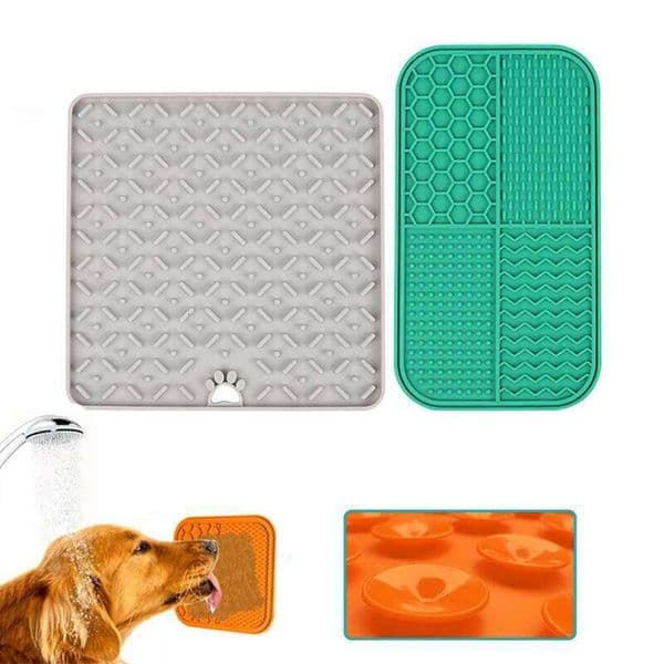 NMM Pet Placemat Silicone Pets Eating Slowly Food Pad Cat Slow Mat Dog Lick Mats Cats Dogs Feeding Supplies 26W01126