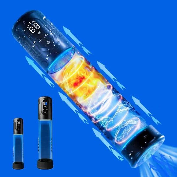 Electric Penis Pump Sex Toys With Suction Modes and 5 Training Pressure Waterproof Male Enlarger Erection Masturbator 26L0126