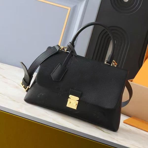 Designer Luxury Satchel Messenger Women Handbag Leather Strim Handles with Shoulder Strap Crossbody Bag 45978 Purse Luxurys Handbags