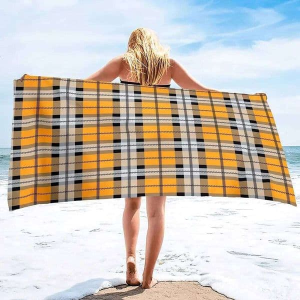 Plaid Microfiber Beach Towels Oversized Quick Dry Sand Free Bath Towel for Women Men Swimming Bathroom Spa Pool 26Y0126