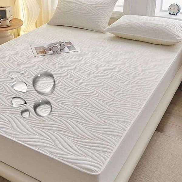 1pc Waterproof Thick Protector New Floral Fitted Sheet Single Double Full King Size Mattress Cover 90/135/160/200 26W0126
