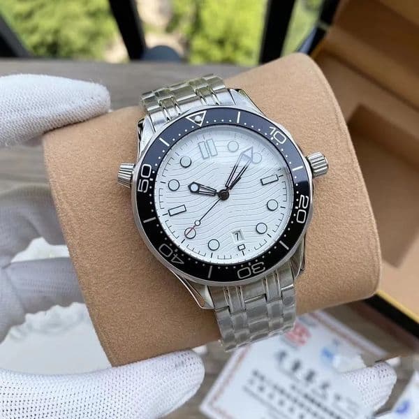 U1 Top AAA luxury Designer Watch Sea Master Automatic Mechanical Movement Watches Speed Racing Rotatable Bezel Stainless Sapphire Wristwatches Montre de Luxe