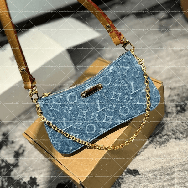 Designer Bag Women Denim Shoulder Tote Bag Luxury High Quality Handbag For Winter Holiday Outings With Elegant Sophisticated Premium Craftsmanship And Stylish
