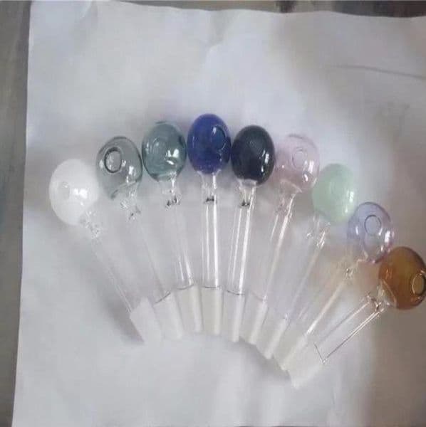 Smoking Pipes Europe and America Colored multi spiral Glass Hookahs Bongs New Color Frosted Mouth Cigarette Pot