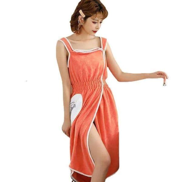 Wearable Superfine Fiber Bathrobe Woman Shower Female Soft Towel Adults for Home textile Bath and Sauna Towels Bathroom 26Y0126