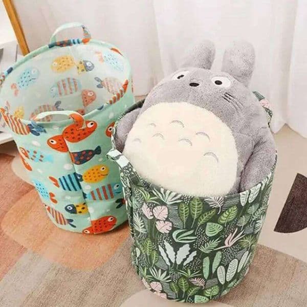 Household Clothes, Toys, Miscellaneous Items Bag, Bathroom Dirty Clothes Basket, Foldable Fabric Storage Bucket 26H0126