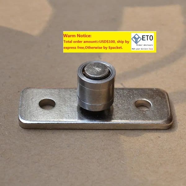 6 pieces wooden sliding door bearing locator hanging pulley stopper director roller hardware fitting Damper Guide Shaft ZZ