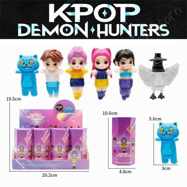 Kpop Demon Hunters Sonn Angel Series Blind Box Rumi Zoey Mira Rumi Figure Monster Hunt Girl Group Toy Phone Decoration Fans 100% Genuine sale