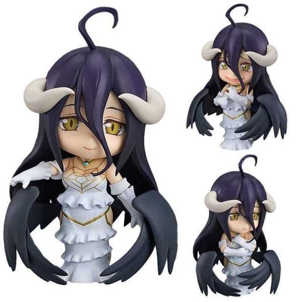 10cm 642 Albedo Anime Figure OverLord 631 Ainz Ooal Gown Action Figure Sexy Girl Figurine PVC Collection Model Doll Toys 50% off sale