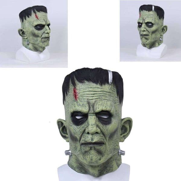 Frankenstein Mask Devil Cosplay Masks Zombie Mascarillas Evil Latex Masques Anime Face Mascaras Halloween Costume Props 26Y0127