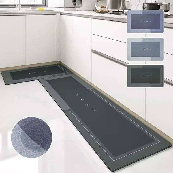 Diatomite Mat Rug Non-slip Kitchen Long Carpet Super Absorbent Floor Mats Entrance Doormat Carpets for Living Room 26W0127