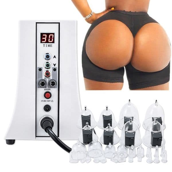 Breast Enhancer Massager Slimming 32 Cups Vacuum Therapy Machine Buttocks Vacuum Lifter Body Shaping Breast Enlargement Butt Lifting Hip