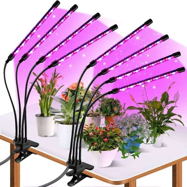 LED USB Grow Plants 5V Full Spectrum Light Home Flower Seedling Clip Phyto Lamp Dimmable Timing Control 3/9/12Hours 26W0127