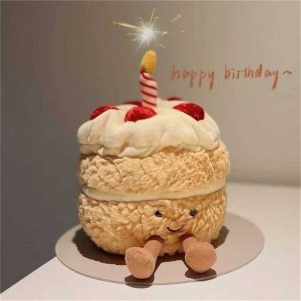 2026 Cake Strawberry Cake Plush Toy Doll for Children Girls Valentines Day Doll Plushie Black Friday Big 100% Genuine sale
