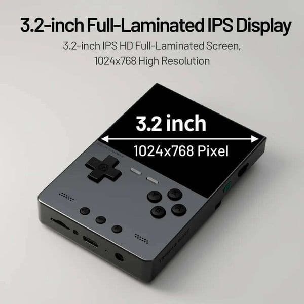2026 New Trimui Brick Hammer Handheld Console 3.2 outdoor Inch 1024*768 IPS Screen 3000Mah Metal Open Source Retro Game Machine Gifts Free Shipping