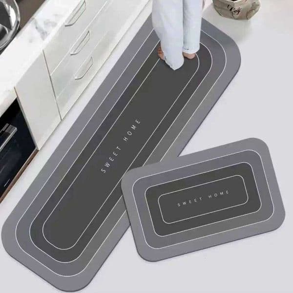 Kitchen Floor Waterproof Non-slip Dirt-Resistant Foot Household Mats Entry Door Doormat Carpet 26W0127
