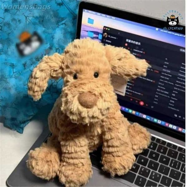 2026 of UK Nip Wavy Hair Dog Plush Toy Wavy Hair Series Cute Toy Domestic jellyscat Plush 100% Genuine sale