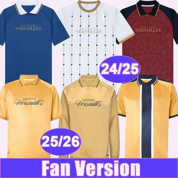 24 25 26 veRSailLEs Mens Soccer Jerseys ODZOUMO MBONE TLILI MOUSSADEK KALAI Home Away 3rd Special Edition Football Shirts Short Sleeve Adult Uniforms