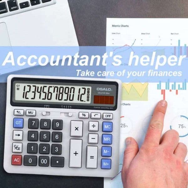 Solar Calculator ABS Plastic Office Financial 2135MAX Environmental Science Energy Student Function Calculators 26Y0127