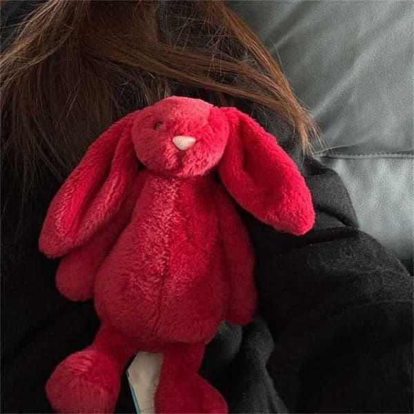 2026 Red Bonnie Rabbit Comfort Doll Cranberry Same Style as Song Yuqi Black Friday Big 100% Genuine sale