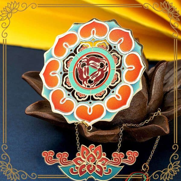 Dunhuang Dancing Bookmark Gift Set - 178g Classical Chinese Art Metal Page Markers 28x11cm Box