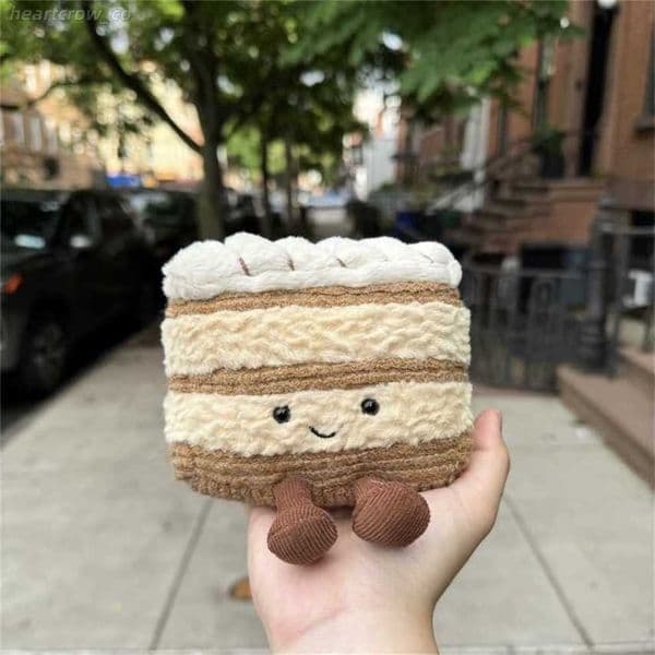 2026 Cyber Monday UK jellyscat Style Thousand Layer Pastry Doll Dessert Plush Toy Creative Realistic Stuffed Toy Doll for Children 80% Off Special Offer
