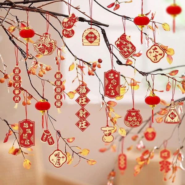 Chinese Year Hanging Ornament Spring Festival 2026 Decorations Wall Window Accessories Horse Decor 260127BJ