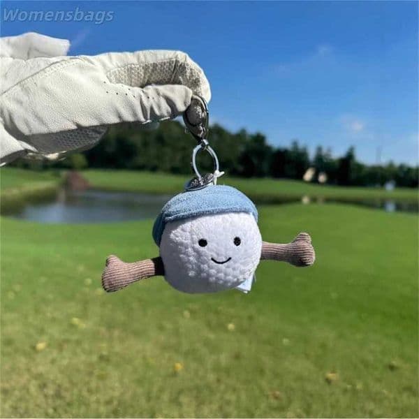 2026 of Golf Ball Pendant Plush Toy Sports Ball Cute Plush Doll Keychain Ornament Gift Domestic jellyscat Plush Online 50% off sale
