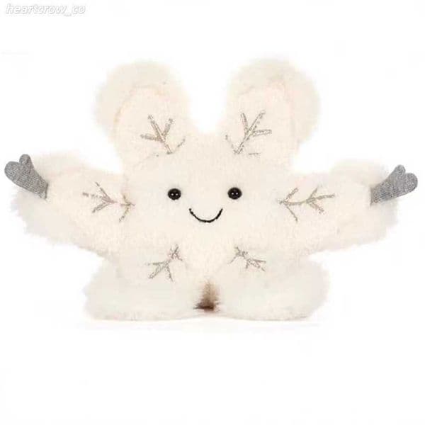 2026 Fun Snowflake Plush Toy Doll Comforting Stuffed Animal Gift Product 50% off sale