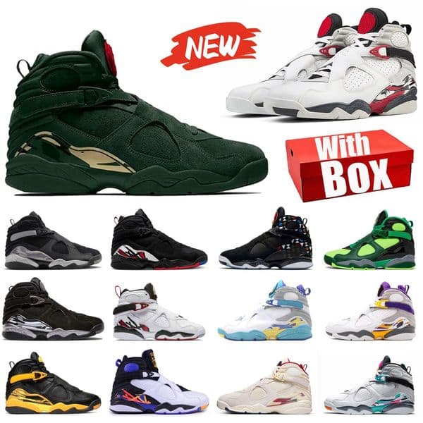 With Box 8 Mens Basketball Shoes Mens trainers Sports Sneakers BIN 23 Bugs Bunny Chrome Aqua Playoffs Winterized Gunsmoke SoleFly x Mi Casa Es Su Casa Taxi Grey 40-47