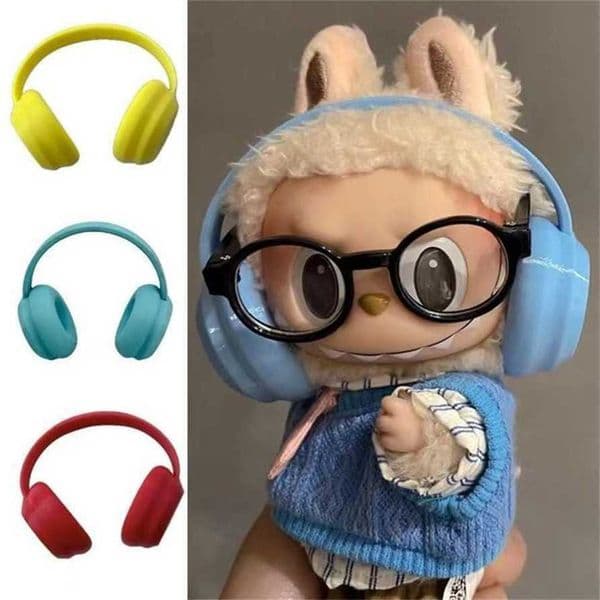 Fashion Uniform Headphones for Mini Dolls for 15-17cm 10cmlabubu Cotton Doll Set Matching Clothing clothes only 100% Genuine sale