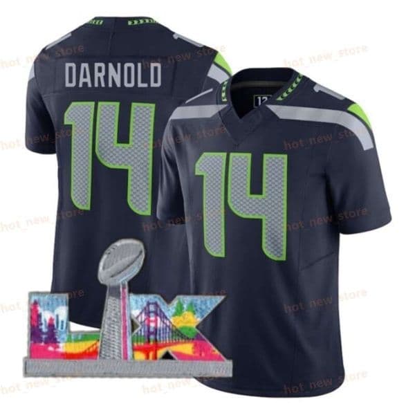 Cooper Kupp Devon Witherspoon Super Football Jalen Milroe Sam Darnold Jaxon Smith-Njigba Kenneth Walker Nick Emmanwori Jake Bobo Byron Murphy Largent Grey Zabel