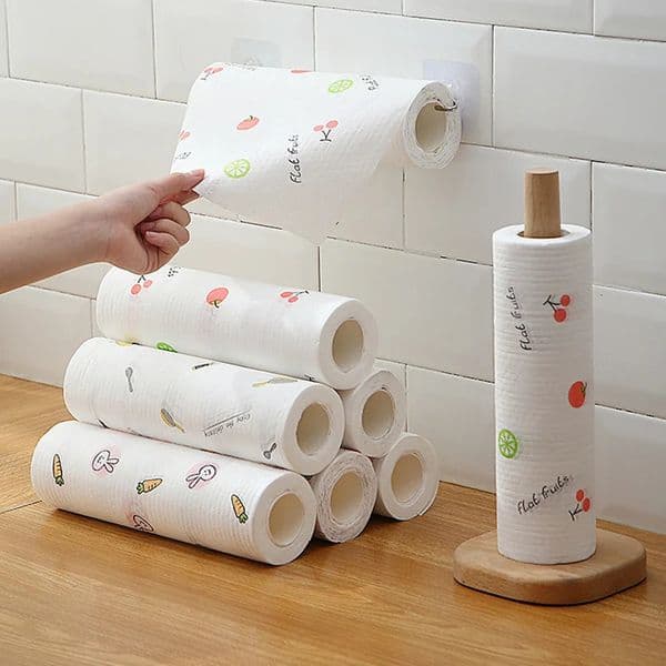 Reusable Paper Towels Kitchen Toweldish Cloths Hand Wipesmultiusedurableand Rags For And Daily Cleaning 260127