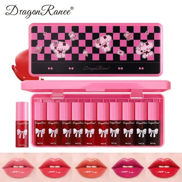 10 pack lip gloss set easy to color and non fading moisturizing lip gloss waterproof and moisturizing lipstick water 260119