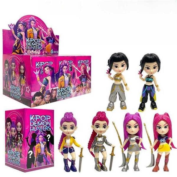K-pop Demon Hunters Blind Box Anime Figure Kid Party Cosplay Gaming Cartoon Huntrix Decorative Peripheral Model 100% Genuine sale
