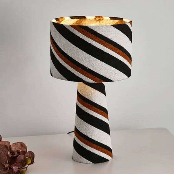 About 600 Lumen Desk Lamp E27 Stripe Table Light Bedside Fabric Lighting Reading Lamps For Living Room Study Modern Home Decor 26H0127