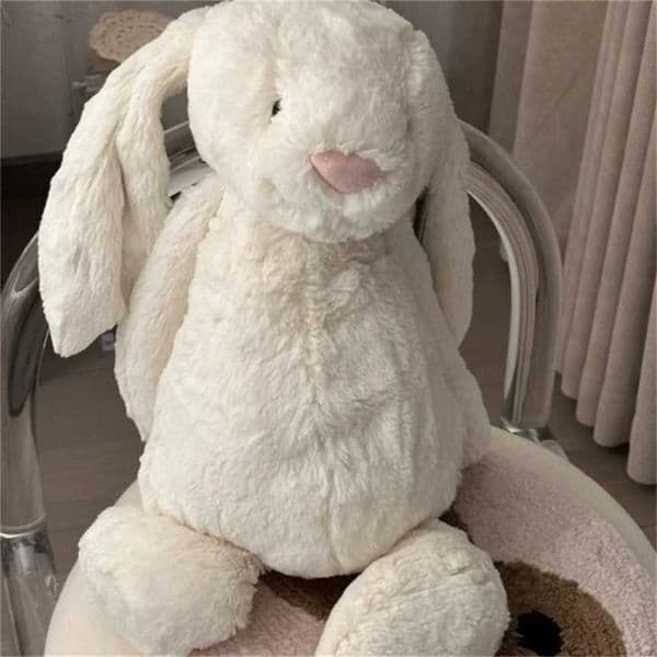 Jellys Cat 51cm Classic Shy Bonnie Rabbit Comfort Doll White Beige Light Pink Blue Cute Plush Toy 80% Off Special Offer