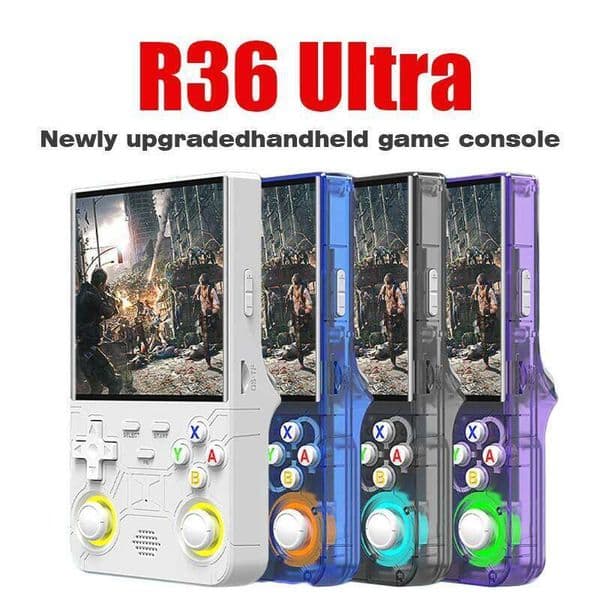 New R36 ultra retro 4.0-inch open-source Linux system 128GB portable video player handheld game console 26W0127