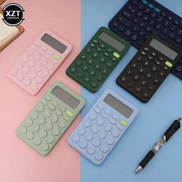 8 Digits Desk Mini Calculator Big Button Financial Accounting Tool Suitable For School Students Small Business Supplies 26Y0127