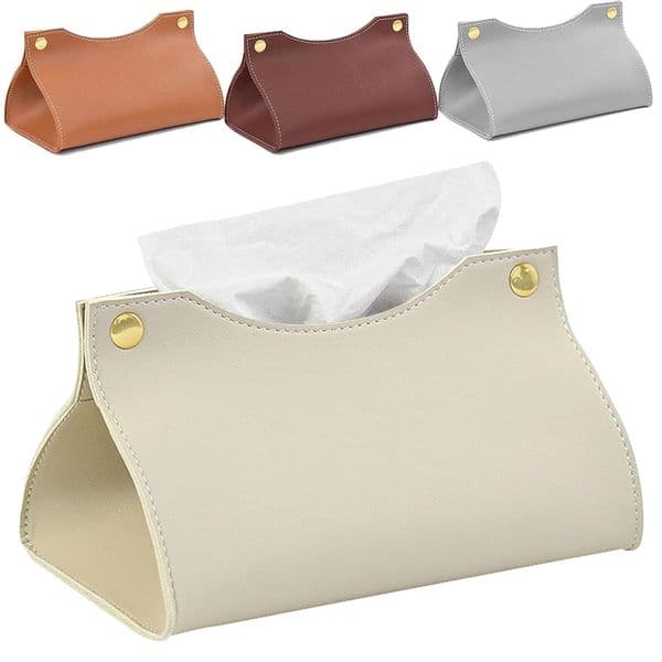 Pu Leather Tissue Box Cover Car Living Room Bedroom Decoration Kitchen Desktop Nordic Home Napkin Holder Large Storage 260120Bj B2