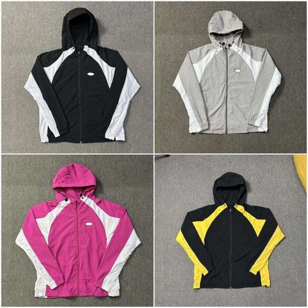 Designer Zipper Hoodie for Men - Windproof Retro Hip Hop Sweatshirt Jacket - Strtwear Sports Coat T260327