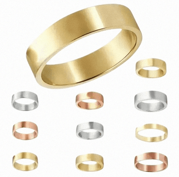 New luxury Designer ring classic for women mens rings Fashion love ring diamond Titanium steel Alloy Gold-Plated Sier Rose Never fade Not allergic i7uL#