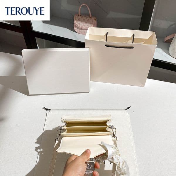 TEROUYE French Bag style new niche design luxury bag autumn exquisite women's embroidered handbag elegant and fashionable small square bag