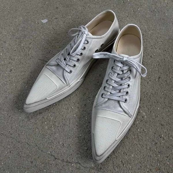 Free shipping Vintage Canvas for Women Summer Pointed Toe Flat Thick Sole top Height Increasing Sneakers Fashionable Casual Sports Shoes