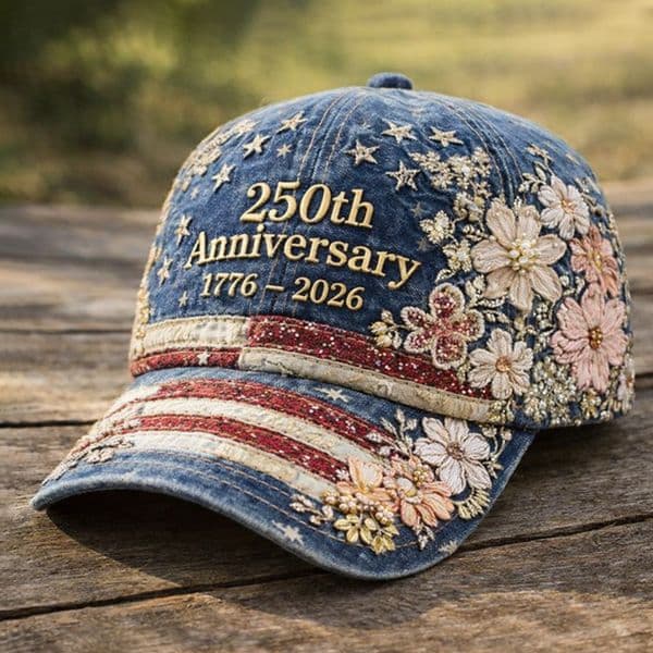 2026 New 250Th Anniversary Commemorative Baseball Cap Featuring 3D Printed Lettering And A Sun Visor 70 Free Shipping
